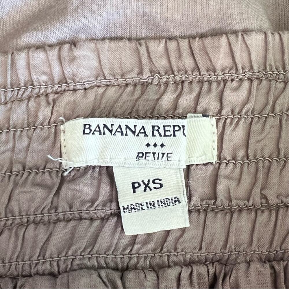 Banana Republic 1915 A-line Cotton Lined Mini Skirt Taupe Sz Petite XS - Picture 12 of 12